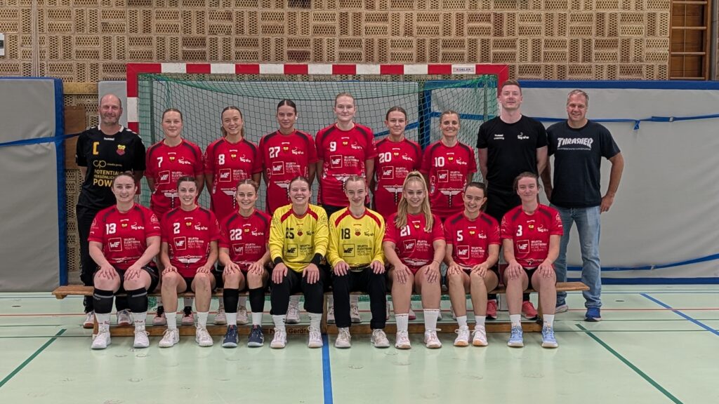 Offizielles Mannschaftsbild der Handball Damen der TSG Schwäbisch Hall